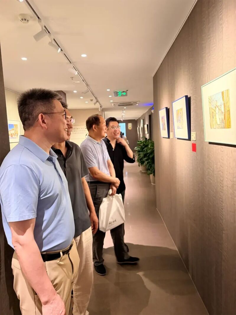 畫入人間煙火處，靈橋原是心上橋——林紹靈水彩“靈橋不是橋”精品簽售展白沙碼頭啟幕